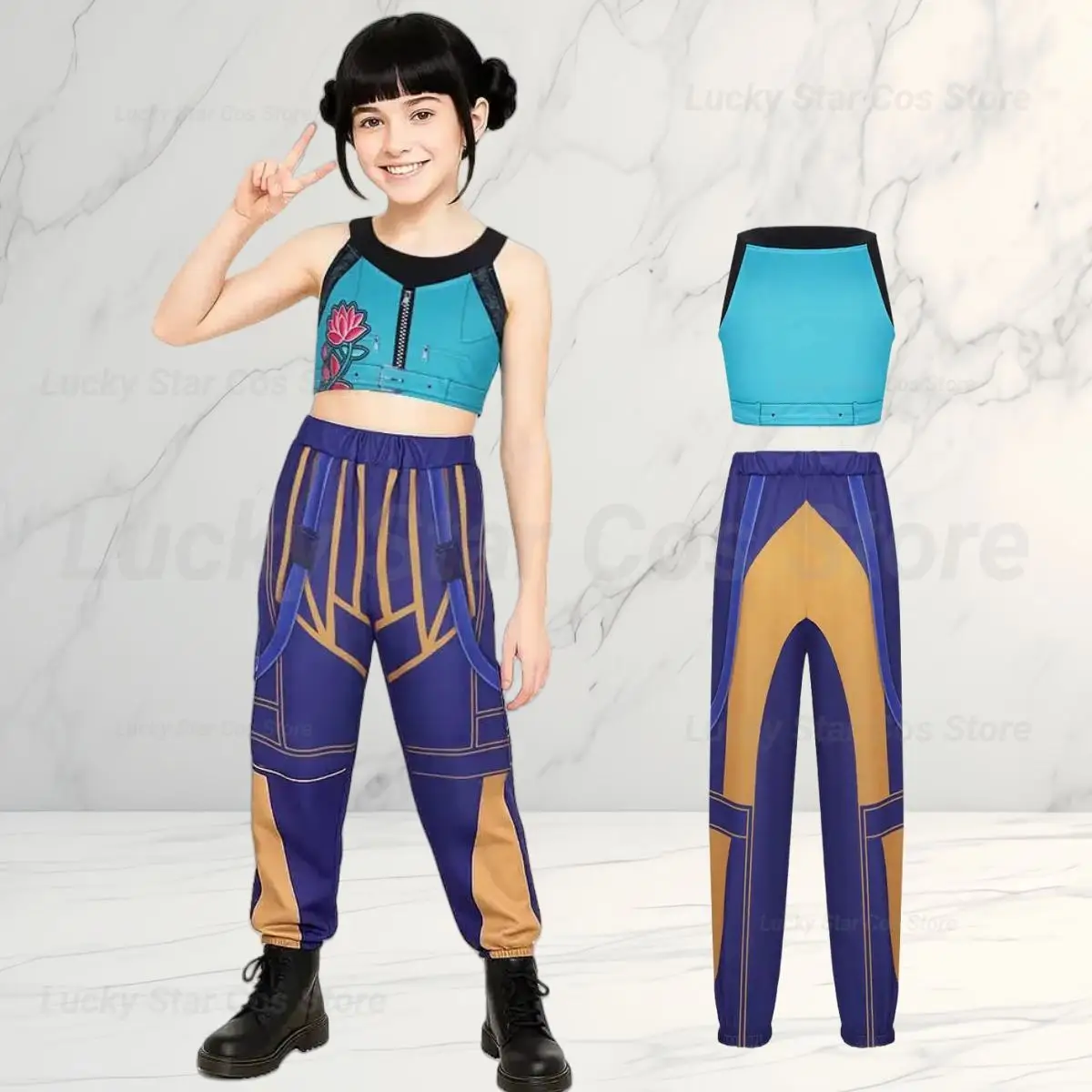 

K-Pop Demon Hunters Cosplay Costumes Girls Zoey Mira Rumi Fantasy Roleplay Outfits Kpop Halloween Carnival Party Suits