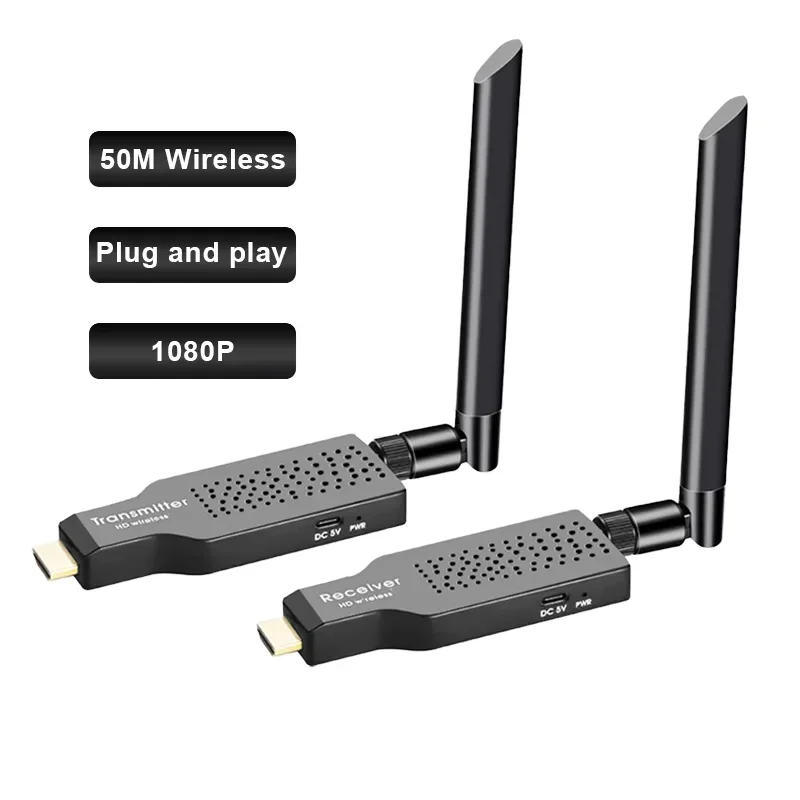 

Беспроводной передатчик и приемник HDMI, частотный аудио-видео передатчик и приемник 5,8 ГГц для камеры PS4 к ТВ-проектору