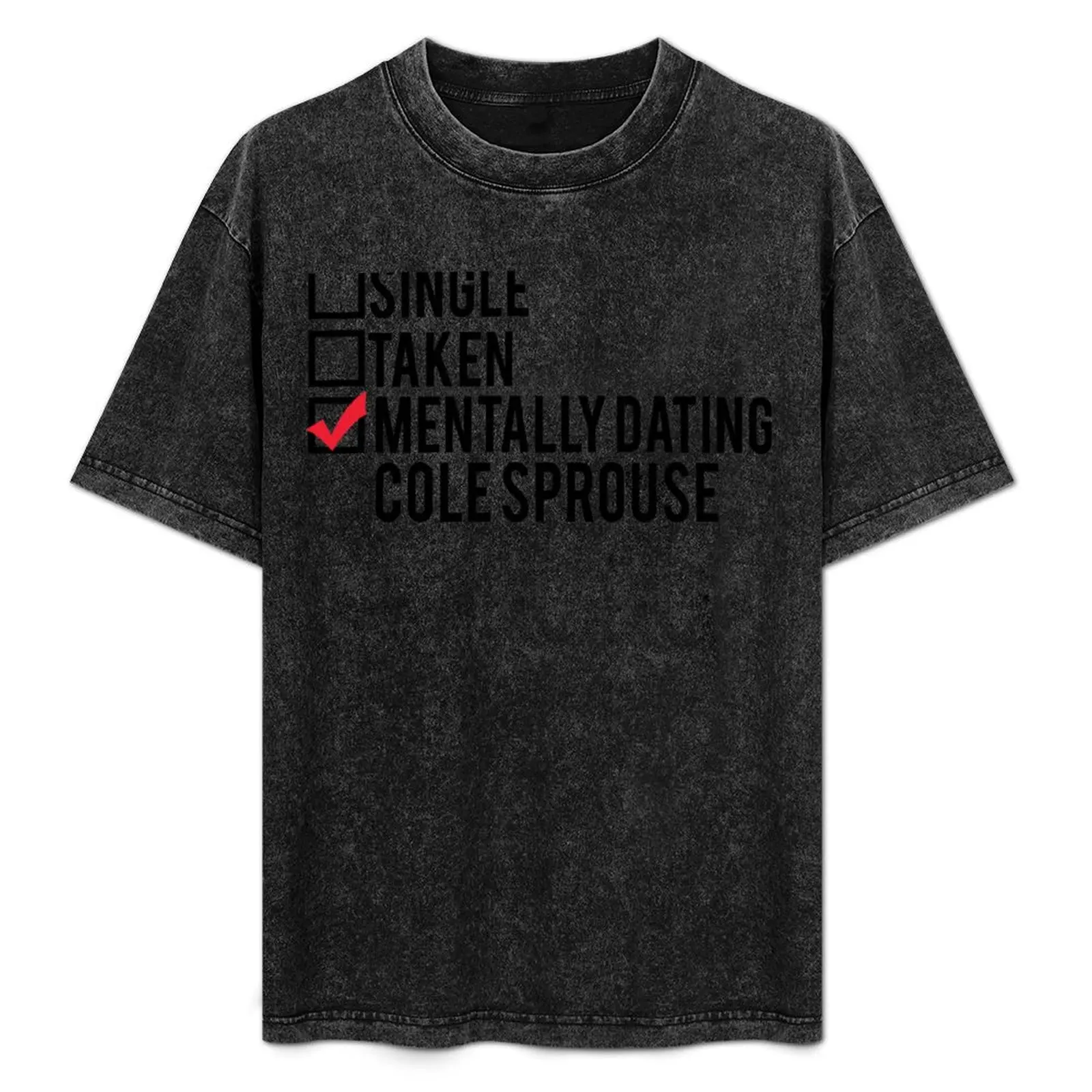

Mentally Dating Cole Sprouse T-Shirt Minimal Art Print T-Shirt