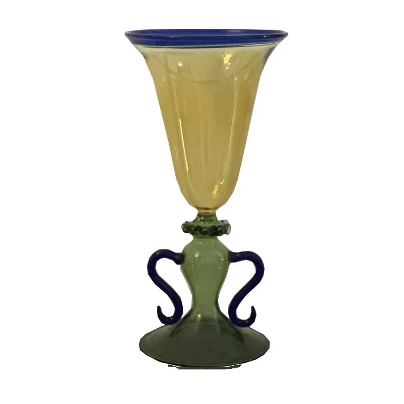 

Medieval Artist Rare High-end Sense Heavy Industry Handmade Gifts Glass Foreign Wine Cup