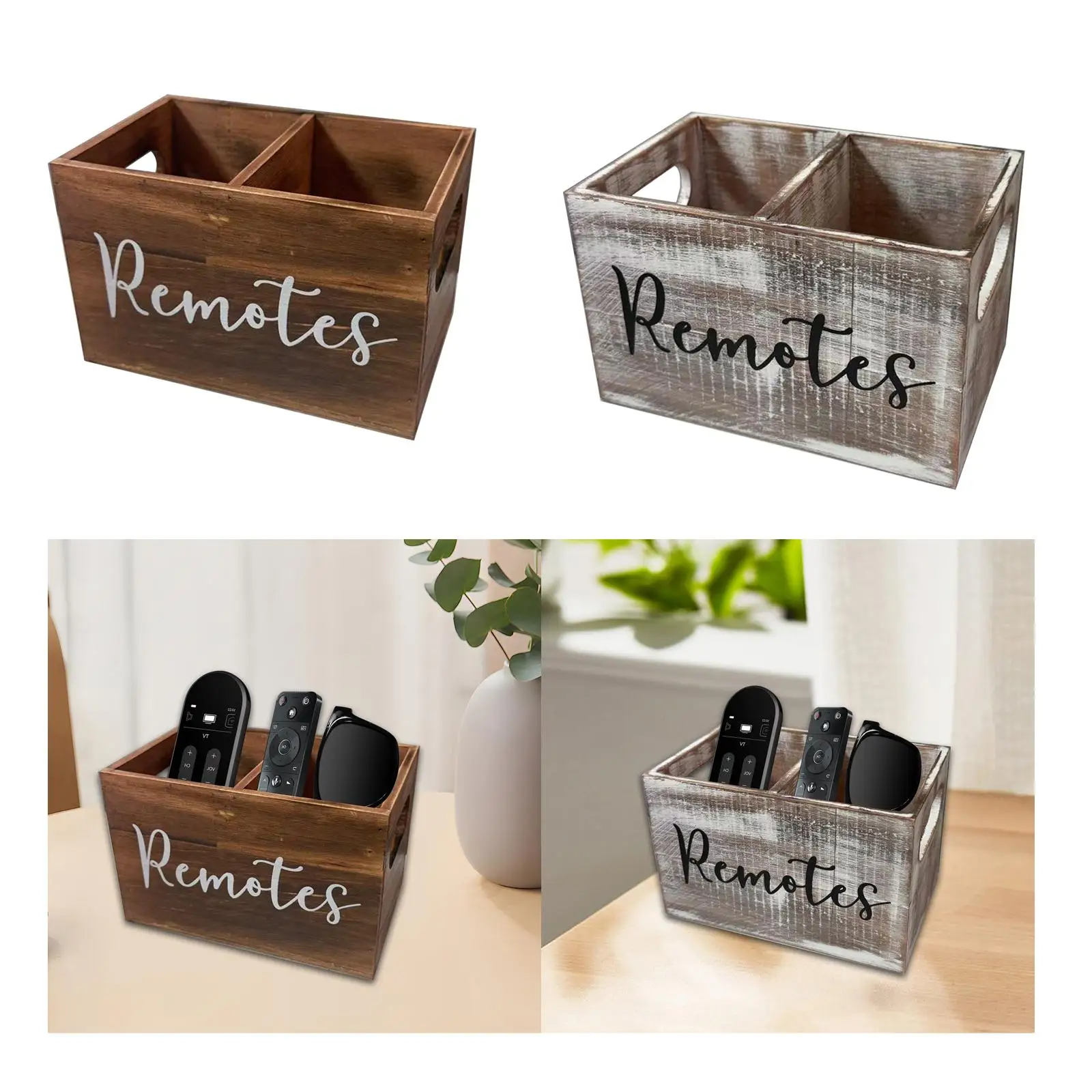 

Держатель для пульта дистанционного управления с ручкой, многофункциональный настольный органайзер в стиле ретро для спальни, дома, тумбочки, столешницы, офисные принадлежности