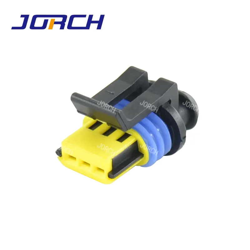 10 zestawów 3-pinowych 1,5 mm delphi auto plastikowych wodoodpornych złączy kablowych wiązki przewodów 15336029 — zdjęcie 3