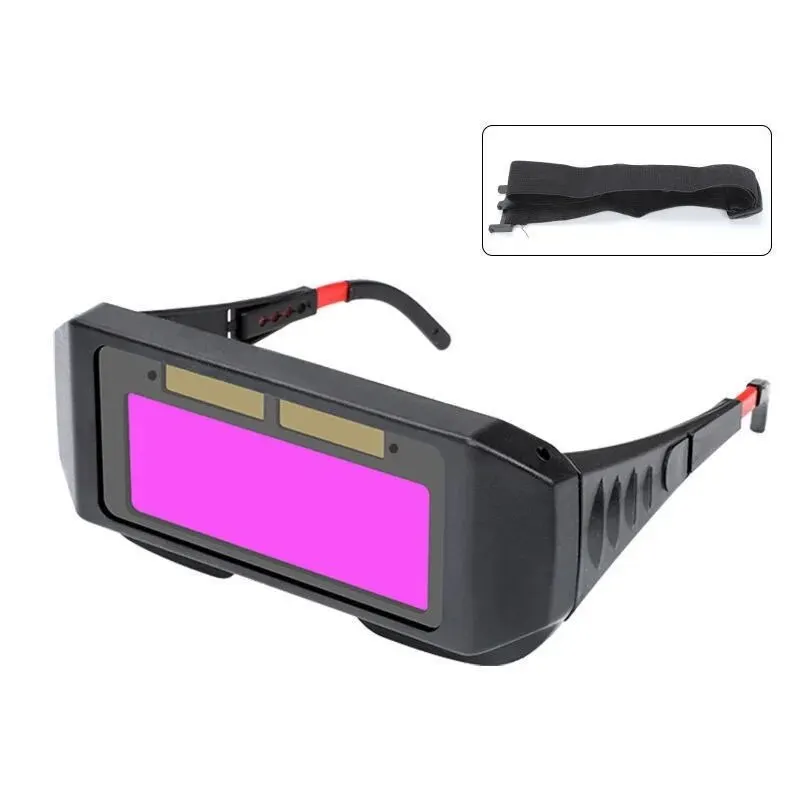 Solar Powered Welding Helmet Auto Darkening Welding Goggles LCD Welder Glasses for TIG MIG MMA Plasma Welder Glasses