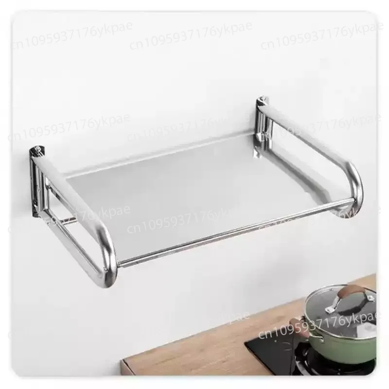 Microwave Rack – Wall-Mounted, Heavy-Duty Stainless Steel Kitchen Oven Shelf, Wall-Mounted