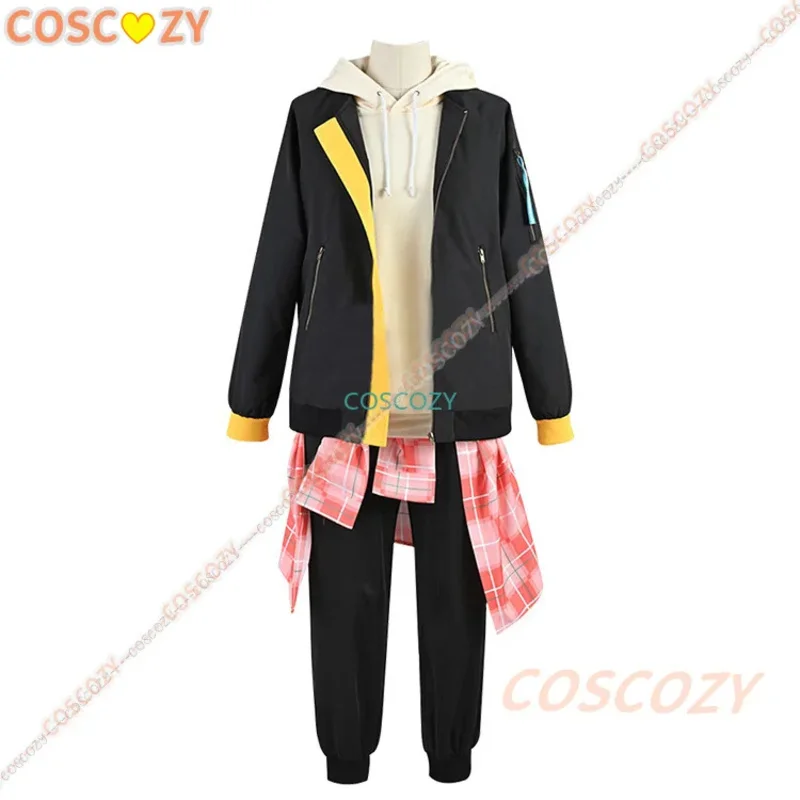 2025 yiyi Shinonome Akito Project Sekai الملونة المرحلة حية فرقة سيئة الكلاب تأثيري حلي شعر مستعار مجموعة عيد الميلاد