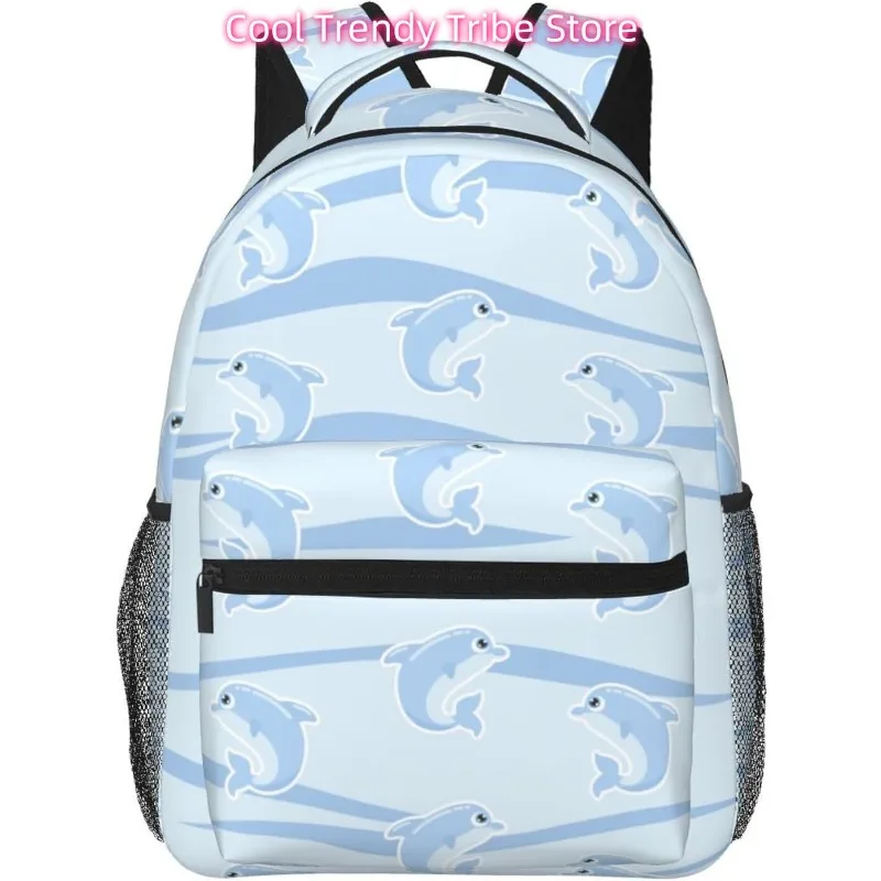 

laptop bag back to school Cute Whale Lightweight Laptop Backpack Lightweight Multipurpose Travel Casual Daypack Unisex College B