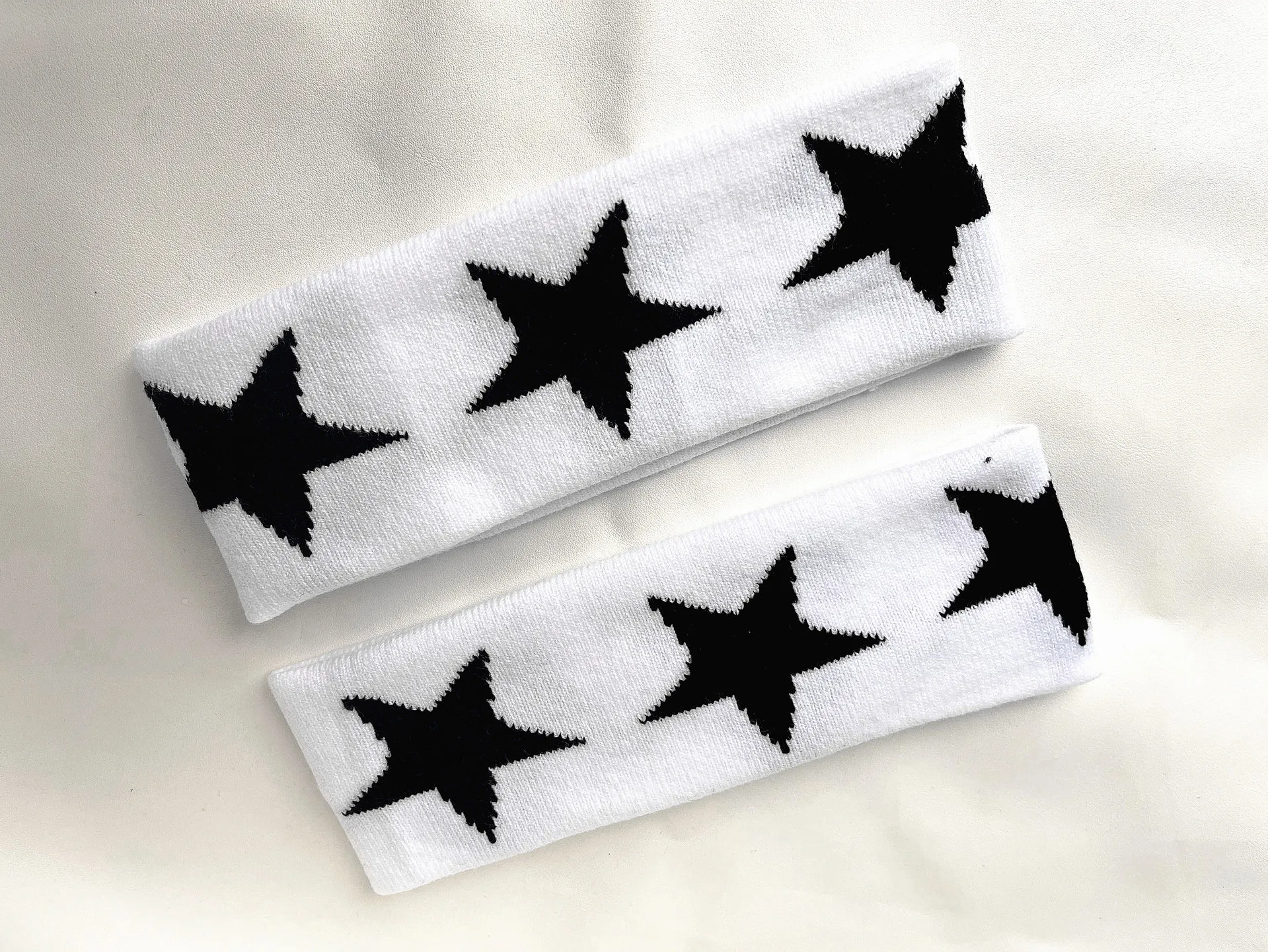 2023 Korean Wave New  FELIX Lee Know Same Black and White Pentagram Hair Band Outdoor Sports Accessories Fans Gift