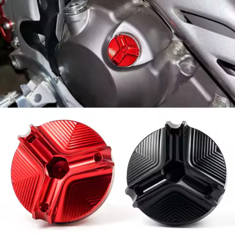 For Honda CB 1000R CB1000RR 300F CB500F CB500X CB600F CB650F 900F CB1100 HORNET CB650R CBR650R Engine Oil Filter Cup Plug Cover