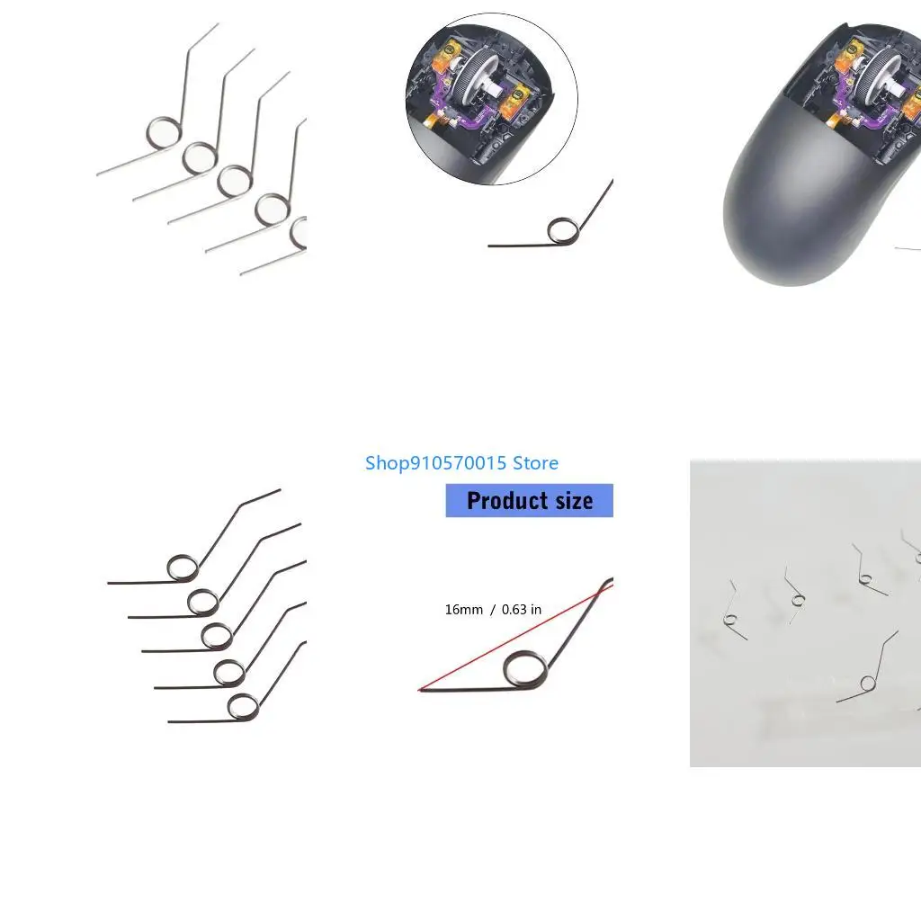 B95C Mouse Scroll Wheel Pulley Preloaded Spring for GProX Superlight Mouse Repair