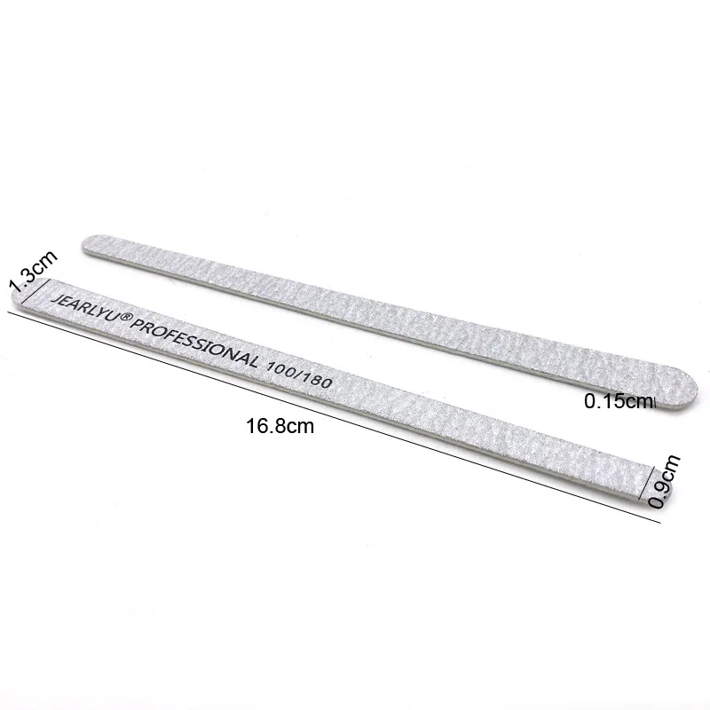 Herramientas de limado para manicura y pedicura, pulidor de uñas de doble cara, 200 limas de madera desechables, portátil, 100/180 unids/set