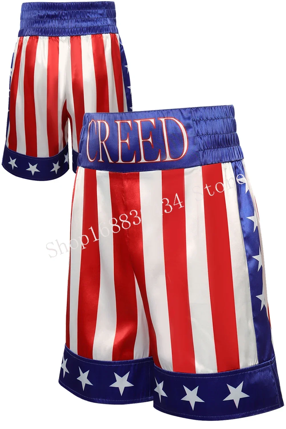 Adonis Creed Cosplay Boxing Shorts Men Costume Movie Creed III Roleplay Fantasia Male Disguise Fancy Dress Role Playing Fashion