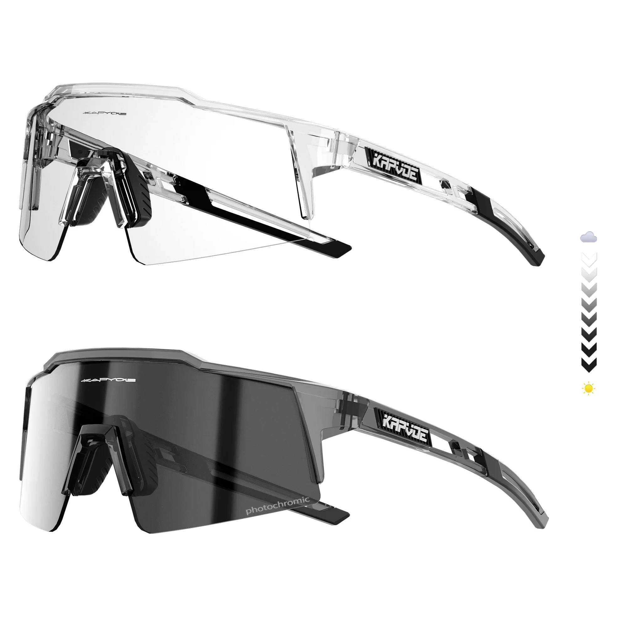 AliExpress kapvoe KAPVOE Photochromic Bicycle Night Riding Glasses UV400 MTB Bike Cycling Sports Sunglasses Men Women Outdoor Camping Golf Eyewear