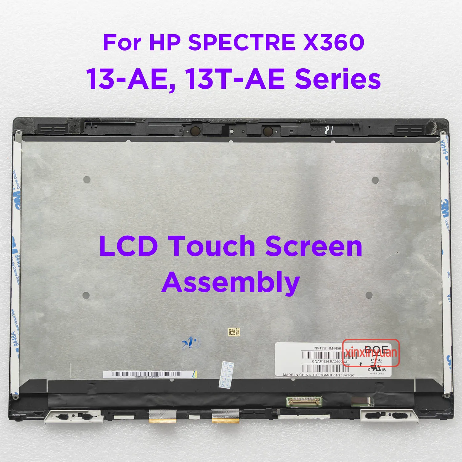 

13.3 LCD Touch Screen Assembly for HP SPECTRE X360 13-ae 13T-ae 13-ae0018TU 13-ae503 13-ae529TU 13-ae050CA 13-ae055NR L02542-001