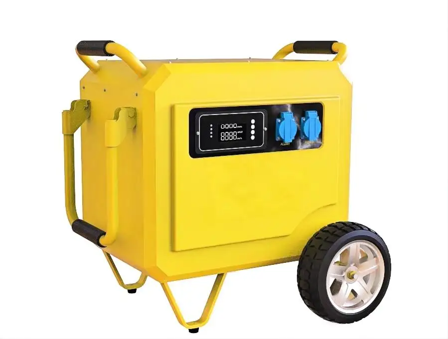 Integrated portable energy storage generator