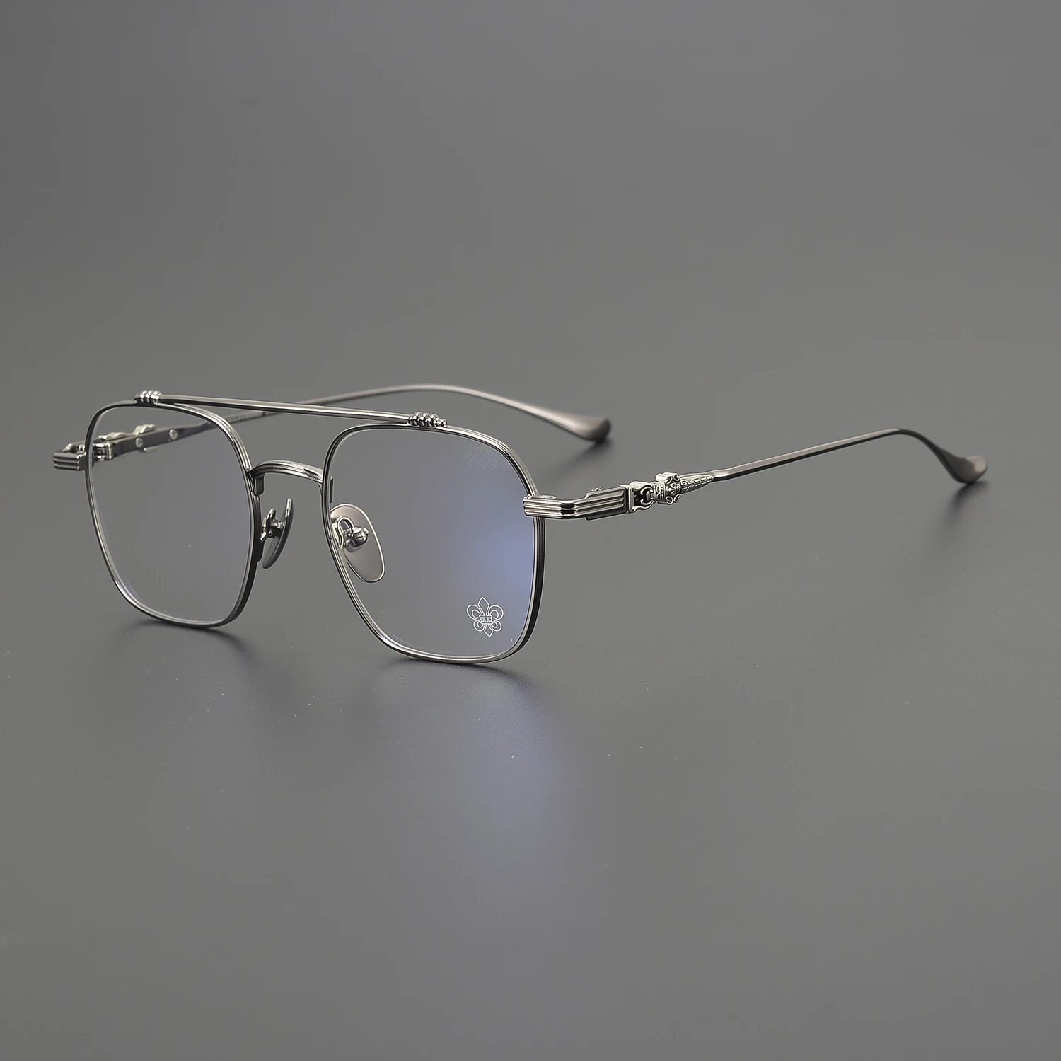 Prescription Glasses Ultra-light Round Glasses,titanium Can Be Equipped With Blue Radiation Protection,business Fashion  Unisex