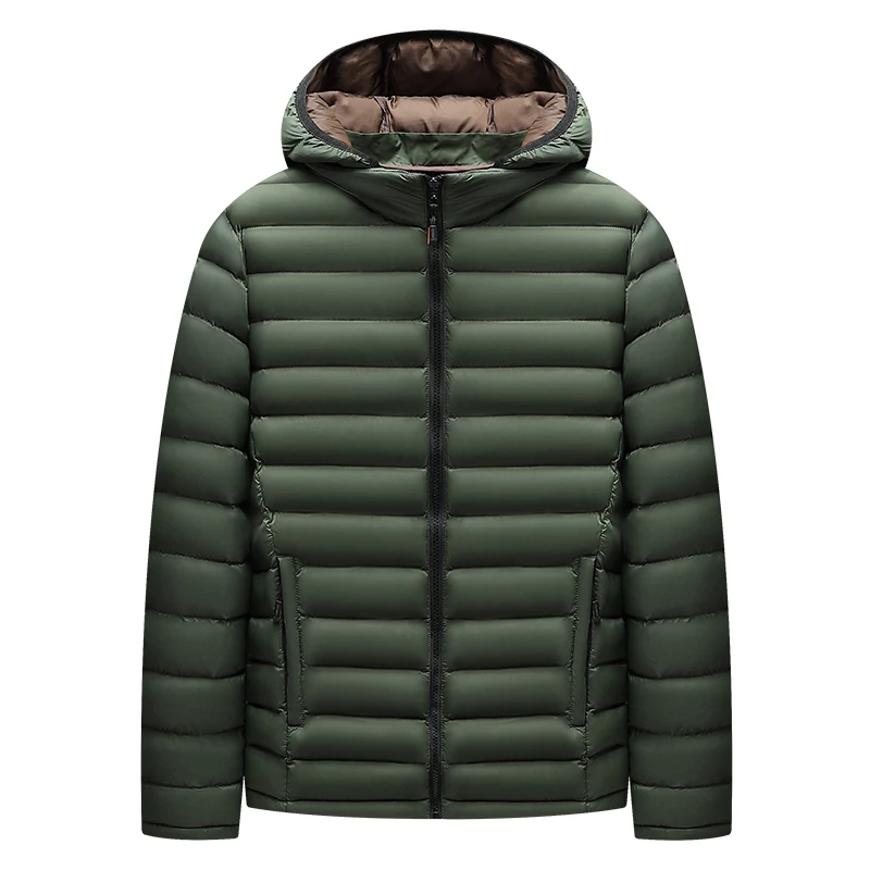 

Men Winter Parkas Puffer Jackets Mens Water-Repellent Hooded Jacket Padded Coat Male Windbreaker Waterproof Men's Snow Parka