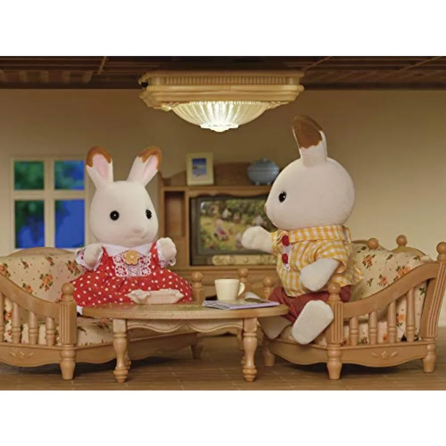 Calico Critters - Ceiling Light Accessory - Dollhouse Furniture and Accessories Pretend Play Toy, Miniature Dollhouse Lighting view 3