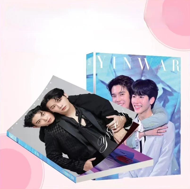 1PC Yinwar Magazine Cover HD Posters Thai TV Love Mechanics Drama Stills Lifestyle Pictures CharacterA4 64 Pages Photo Album