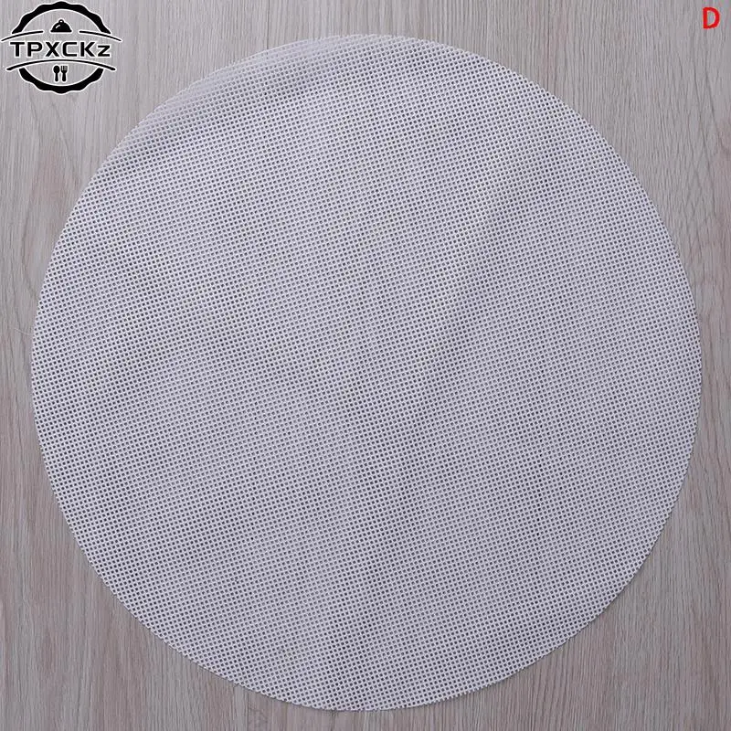 28-36cm Silicone Steamer Non-Stick Pad Round Dumplings Mat baking tools Steamed Buns Baking Pastry Dim Sum Mesh home Kitchen