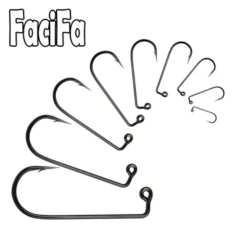 100 pçs 90 graus gabarito voar amarrando fio forte água salgada gancho de peixe de água doce aberdeen gabarito pesca tamanho 6 4 2 1 1/0 a 4/0 #