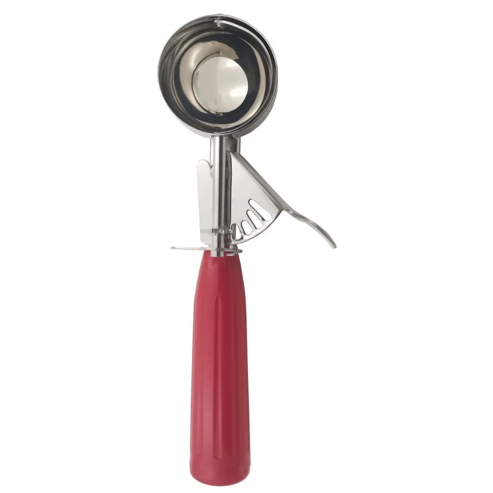 

Household Stainless Steel Ice Cream Ball Scoop Press Design Plastic Handle Ice Cream Digger Rust-proof Fruit Scoop Watermelon
