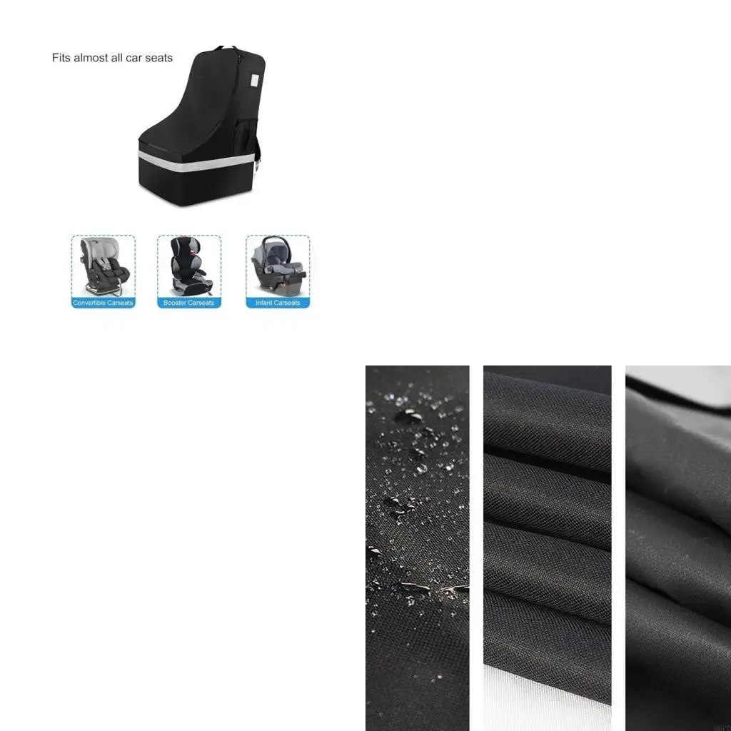Organizadores coche fácil limpieza, bolsa almacenamiento para asiento coche bebé para viajes por carretera y