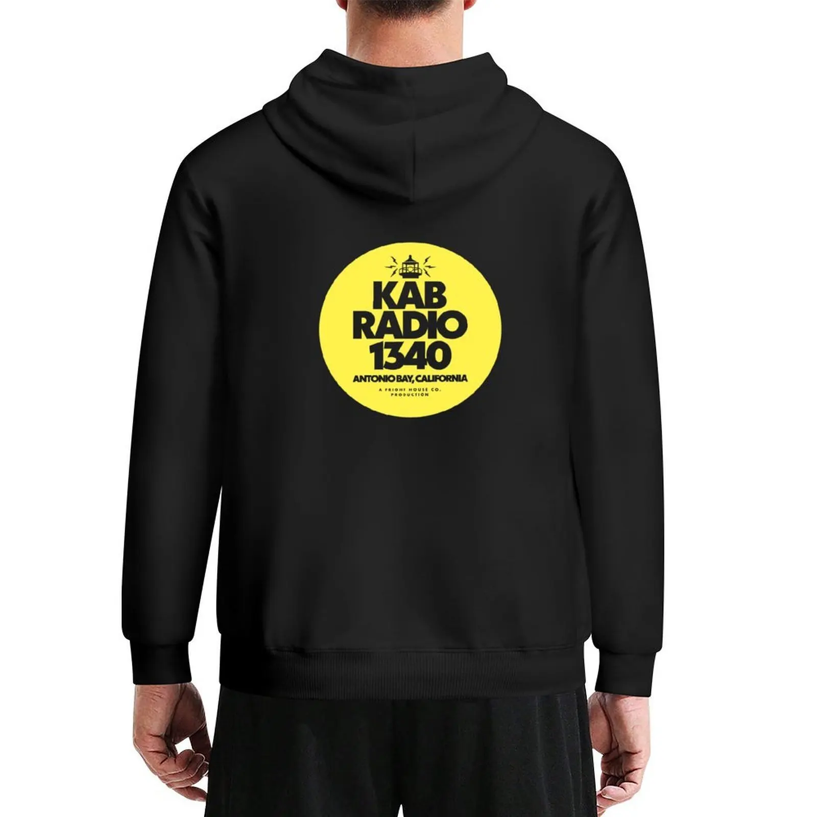 

KAB Radio Logo Yellow Hoodie korean clothes autumn hooded shirt hoodie for men
