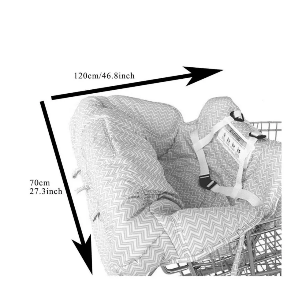 Großer Einkaufs wagen bezug und Hochstuhl bezug für tragbare Baby-Einkaufs wagen abdeckung Baby-Sitz Baby-Liegestuhl