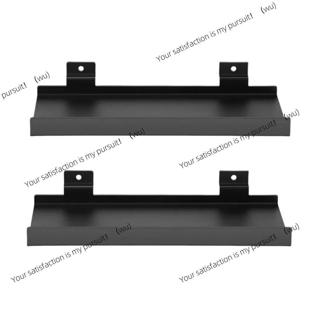 For Home Or Office Display, 25X12.5X3.5 Cm Space-Saving Organizer, Easy Install Metal Wall-Mounted Slat Shelf, Iron Storage Rack