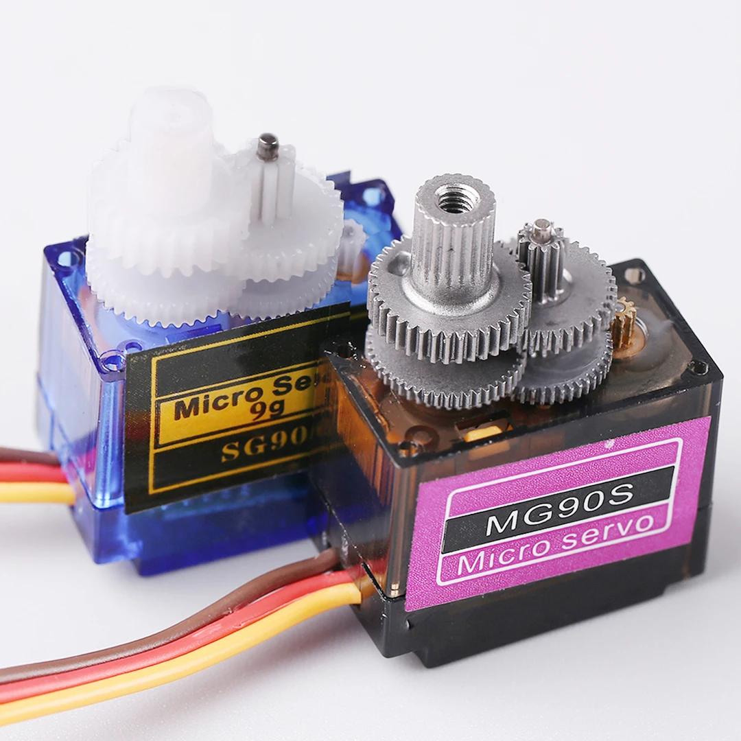 14g MG90S Metal Gear Servo SG90 Tilt Motor for RC Plane Fixed Wing & Robot