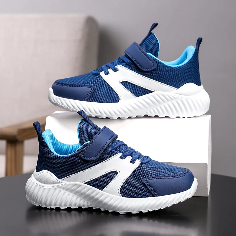 New Arrival Big Size 39 Running Shoes for Boys Comfortable Soft Sports Shoes Trainers Children Lightweight Outdoor Sneakers Kids