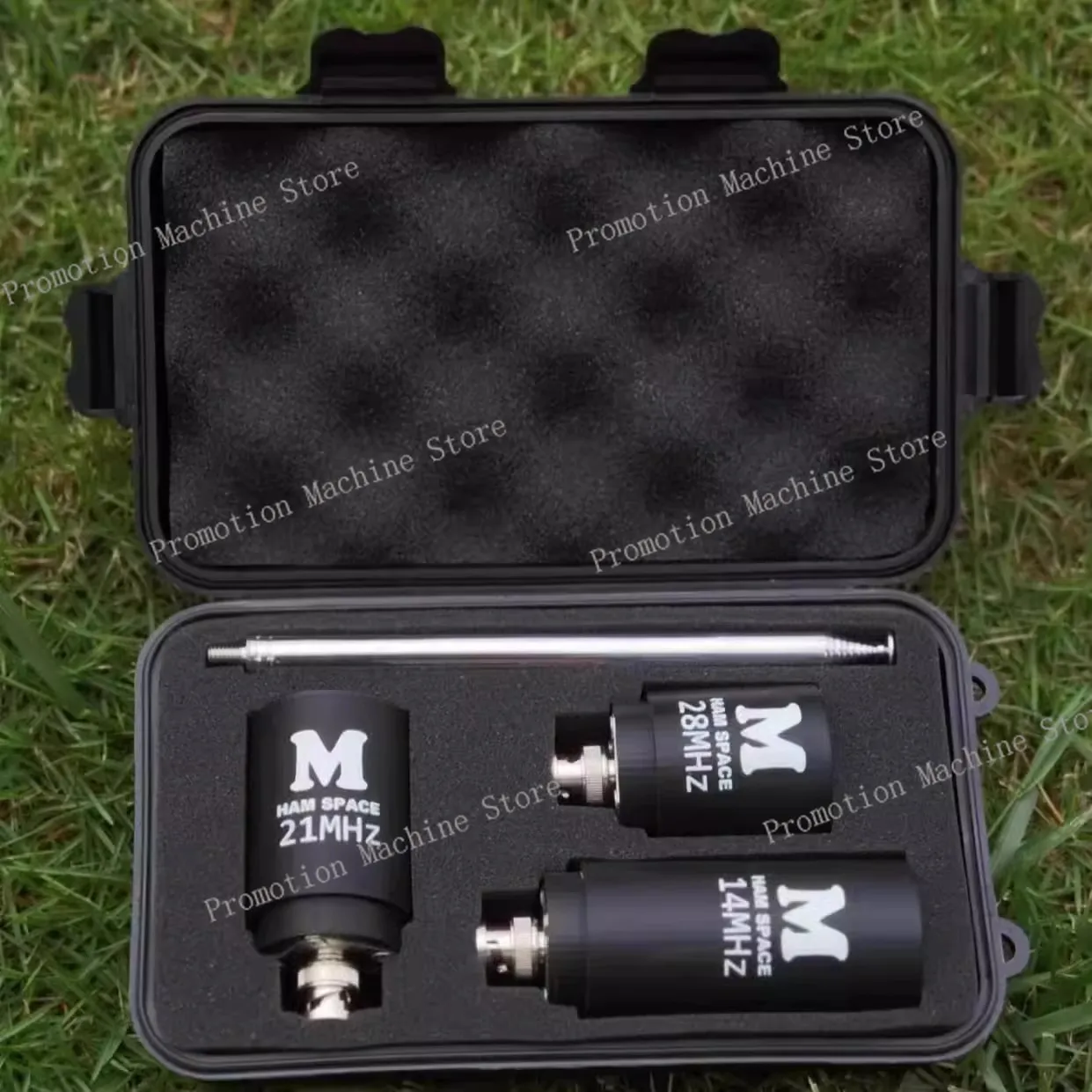 

Black MA-03 V1.3 Telescopic GP Antenna Shortwave HF Antenna Ground network For FT-891 X6100 FT-817 FT-818 G90S IC-705 USDX