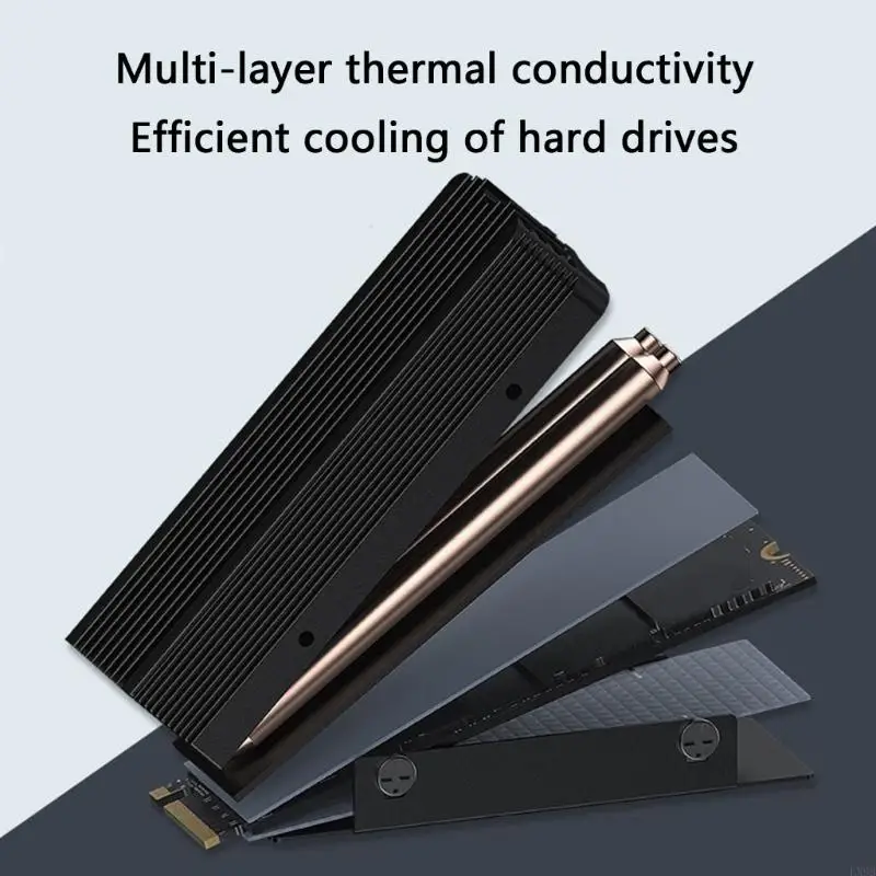  Aluminum Cooling Heat Sink Thermal Pad Heat Dissipation Radiator Heatsink