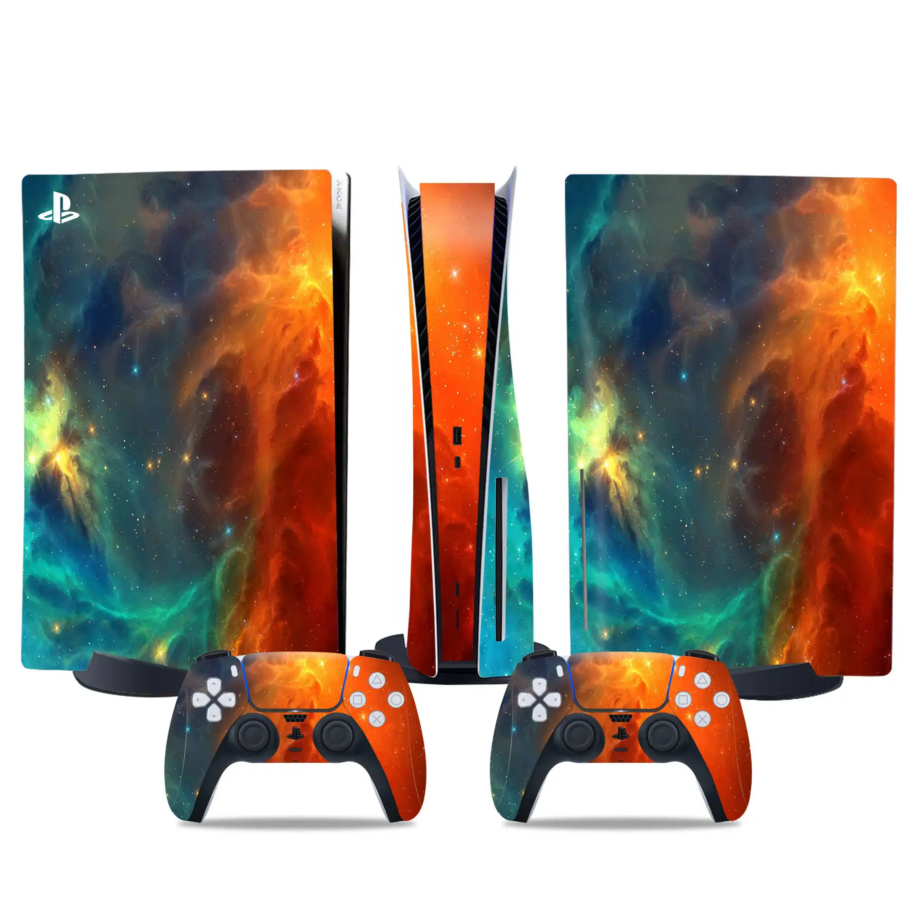 Vinyl Console Controller Sticker, Capa De Pele, Decalque Para PS5, Edição Do Disco