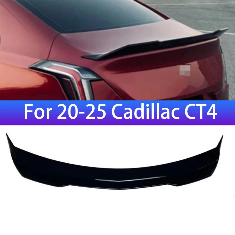 

Car Rear Trunk Roof Spoiler Splitter Rear Spoiler Cap Rear Boot Lip Lid Car Tuning FOR 20-25 Cadillac CT4 V Rear Wing Car Trunk