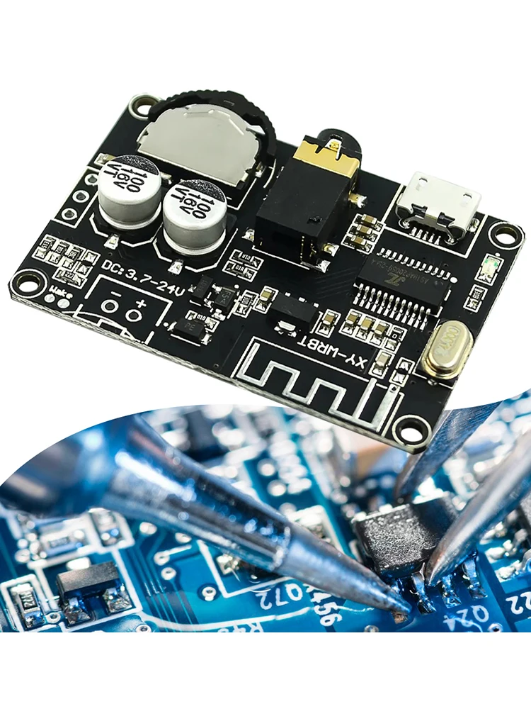 XY-WRBT Bluetooth 호환 5.0 오디오 수신기 보드 MP3 무손실 디코더 보드 무선 스테레오 음악 모듈