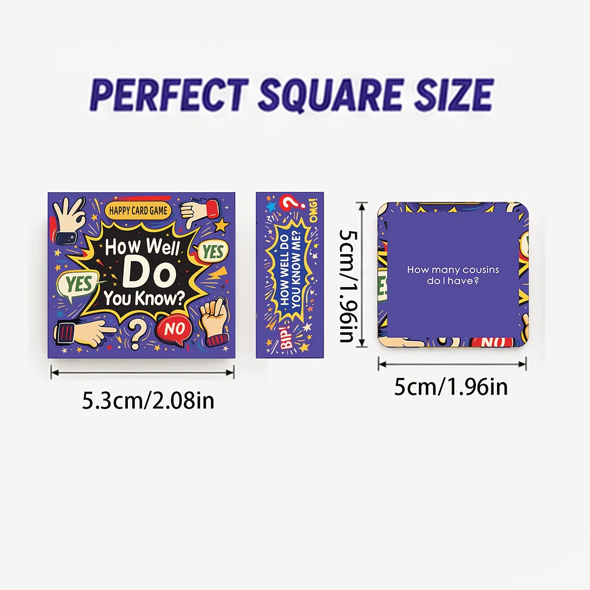 50 Deep Question Board Card Game How Well Do You Know Me Fun Family Conversation Starter Party Night Camping Christmas Gift