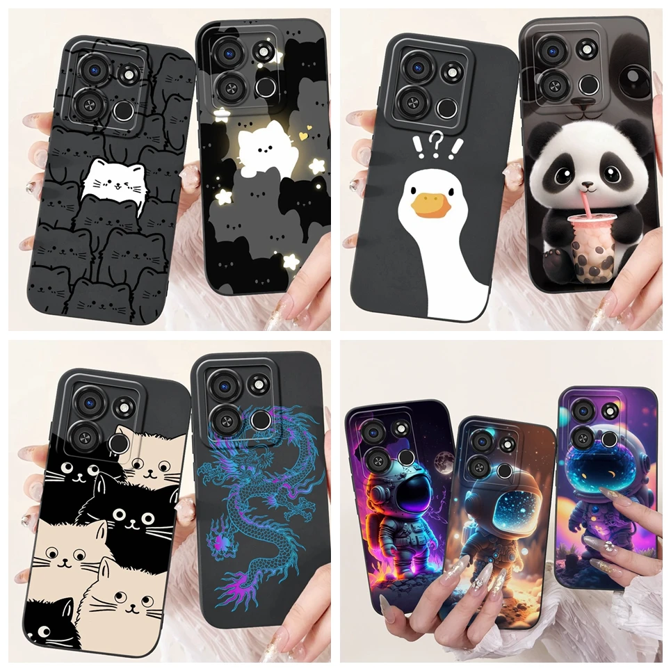 For Itel A05s Child Fahion Cartoon Cool Style Painting Etui For Itel A663LC ItelA05s Camera Protection Soft Silicone Back Cover