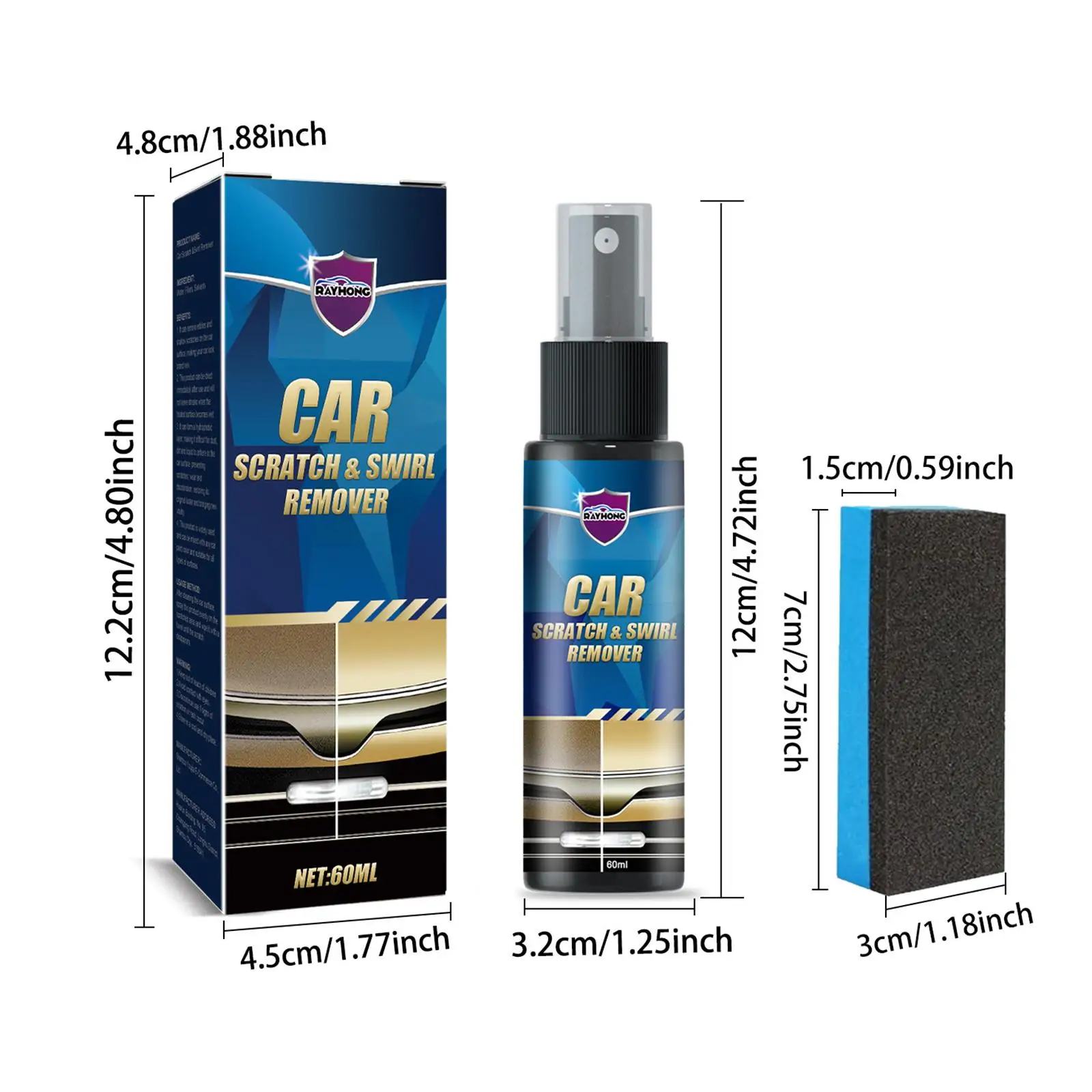 Car Scratch Spray Auto Scratch Repair for Auto Detailing Car Polish