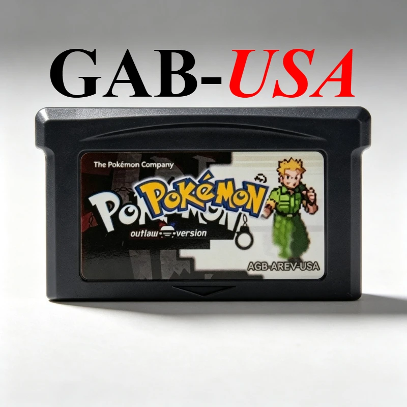 USA GBA Pokémon Spielmodul 32-Bit Videospielkonsolen-Karte AshGray Liquid Crystal Light Platinum Spielkarten-Sammlung Geschenk – Detail 14
