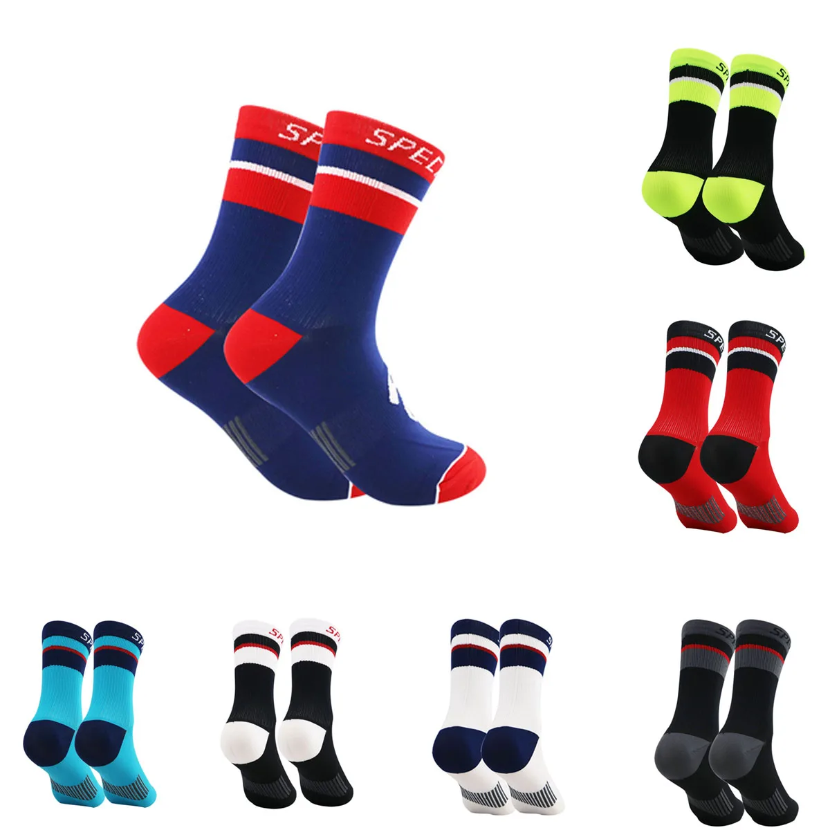 

Воздухопроницаемые быстросохнущие нейлоновые велосипедные носки и спортивные носки