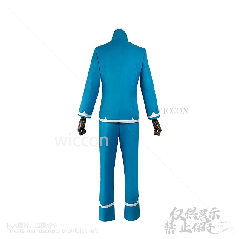 Добро пожаловать в школу демона Irumakun Cos Suzuki Iruma аниме костюм японский Jirai Kei синий DK униформа пальто брюки парик индивидуальный новый