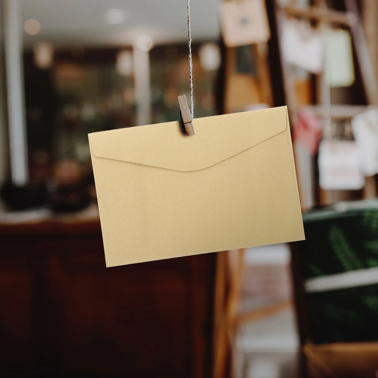 

50Pcs Vintage Greeting Card Envelopes Elegant Blank Wedding Invitation Envelopes for Festivals Parties Business Letters and