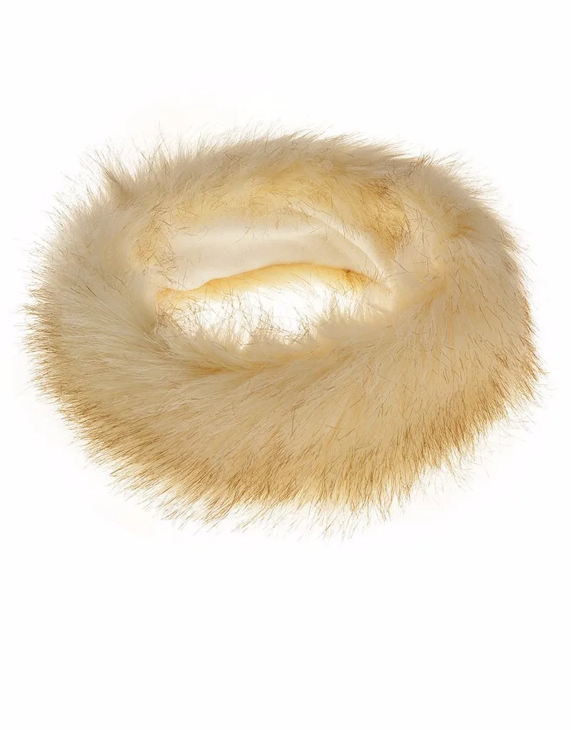 Winter-Stirnband aus Fuchsfellimitat – Detail 16