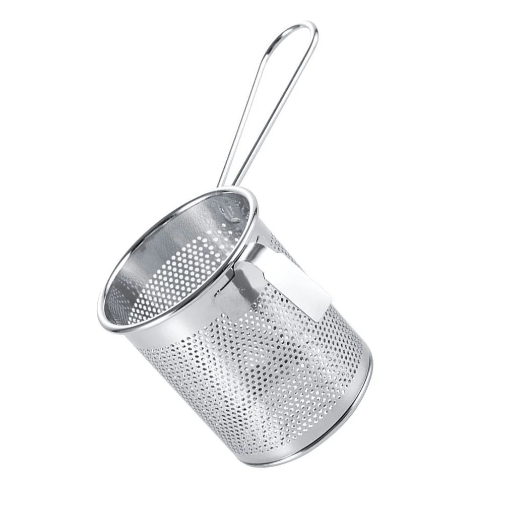 사이드 핫 팟 딥 프라이어 국수 철사 그물 소쿠리, 메쉬 스테인레스 분리 