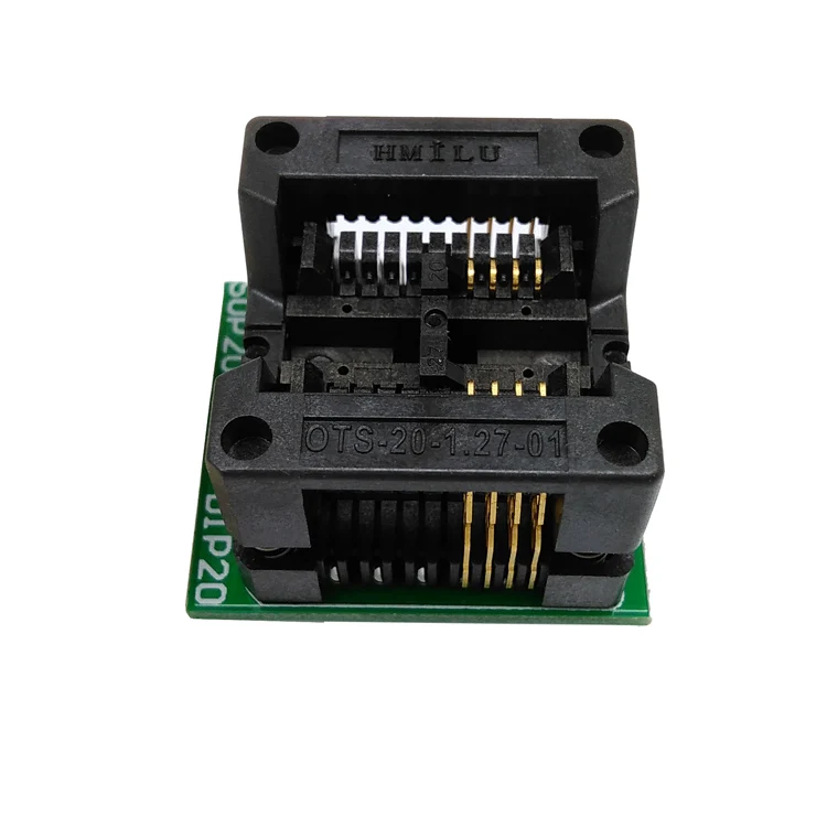 SOP8 to DIP8 Wide-body 209mil Burner Socket, Sop8 Aging Fixture, OTS-20-1.27-01 Test Socket