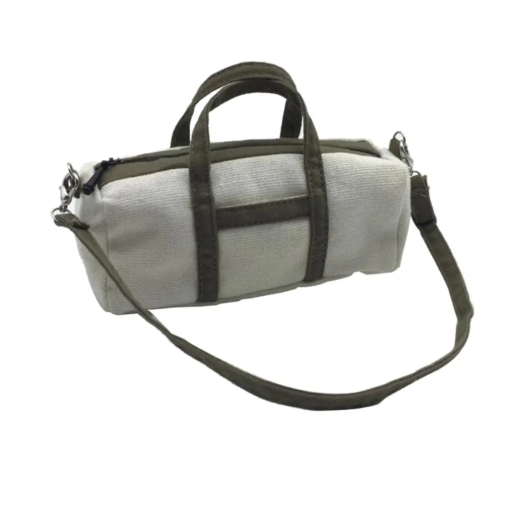1:6th Canvas Satchel Shoulder Tote Bag Model for 12'' Kumik