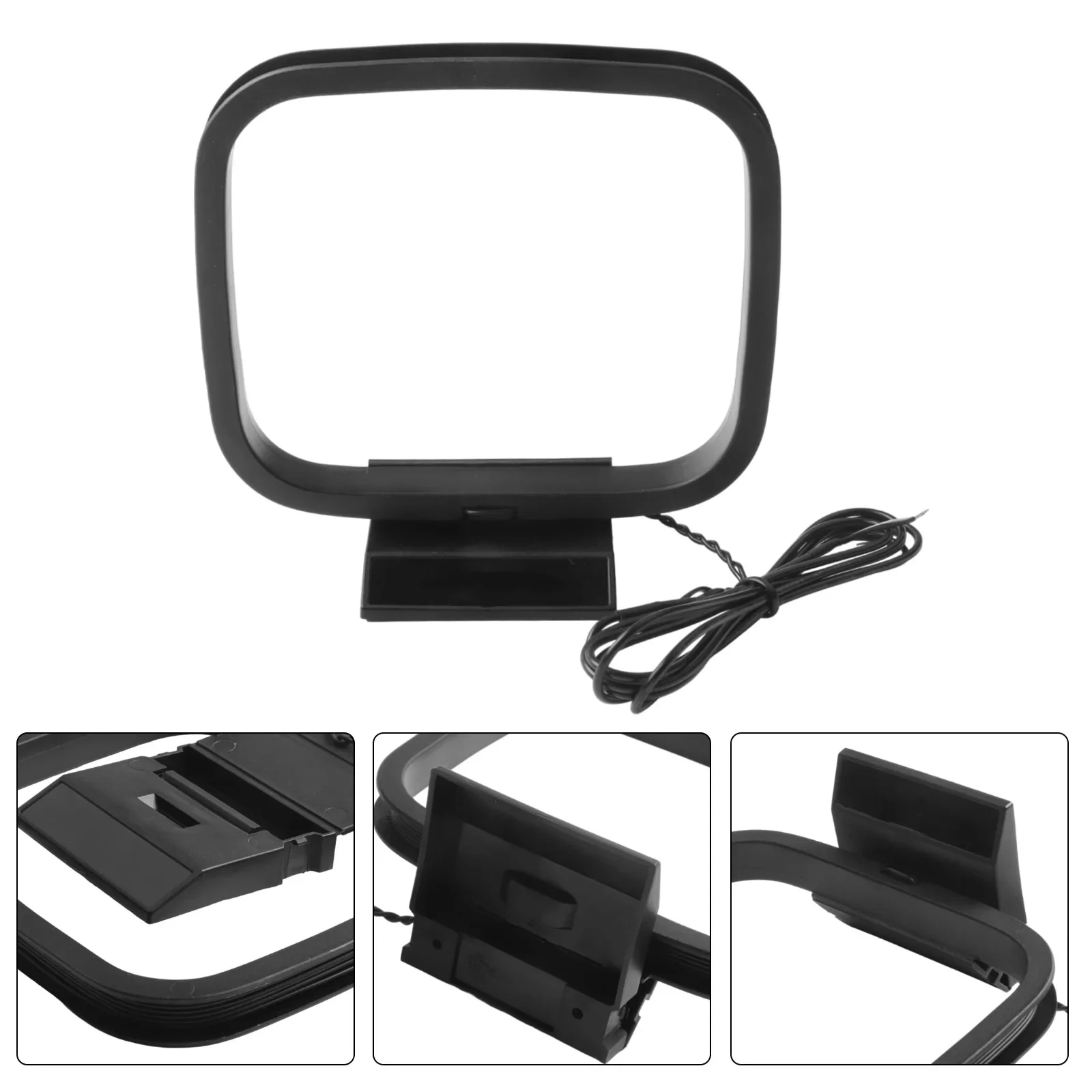 AM FM AM FM Loop Antenna AM-5 Features Indoor Loop Antenna Pc Stereo Audio Receiver Systems For AM Radio 535-1700 MHZ