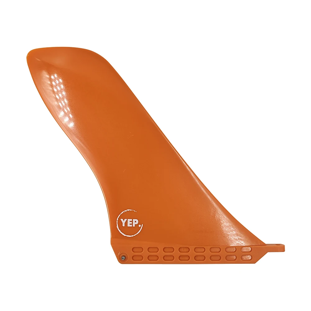 Surfboard Fin Plastic Sup Keel, Big Fins for Longboard Centre Quillas Orange Single Fins, Surfing Accessories, 9