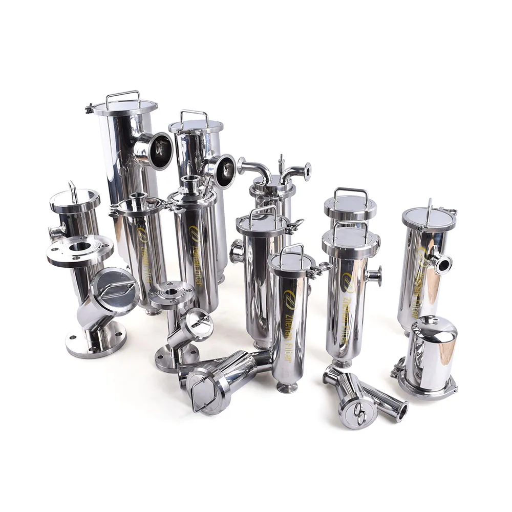 

100 Mesh 200 Mesh Sanitary Tri-clamp Connection Stainless steel Soy milk Dairy Line sterilizing filter